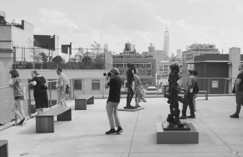 Posing at the Whitney